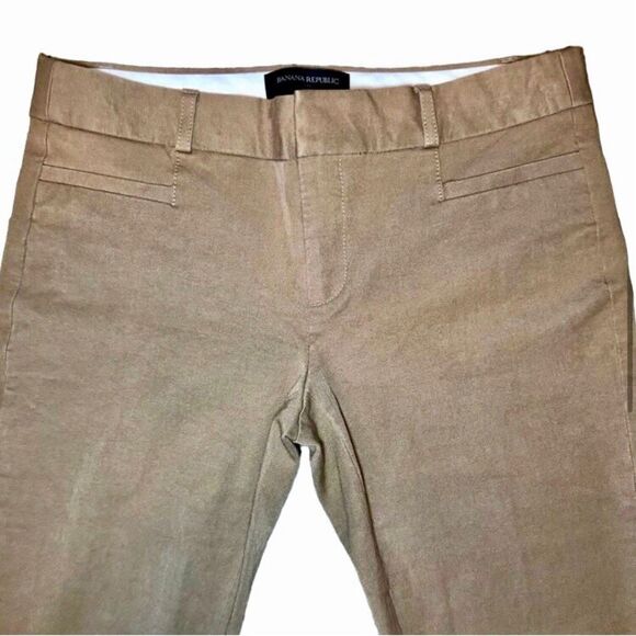 Banana Republic Sloan Slim Ankle Length  Pants in Tan Women’s 2 - Picture 3 of 8